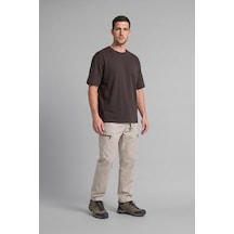 Defacto Regular Fit Bisiklet Yaka Yaka Baskılı Kısa Kollu Tişört I6275ax26aubn192 Kahve-bn192