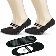 Gowith 2'Li Silikon Baskılı Kaydırmaz Pilates Yoga Çorabı 2210