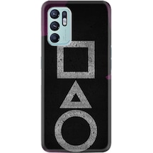 Oppo Reno 6 Kılıf Silikon Desen Özel Seri Game Begin 1799