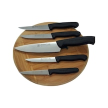 Sürbisa Sürmene Şef Bıçak Seti 5 Parça 61004-61104-61005-61102-61170 Siyah