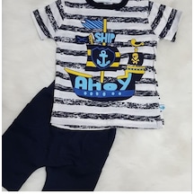 Candysbebe Kaptan 2 Li Bebek Takımı Çok Renkli