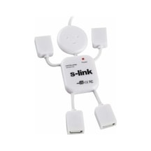 S-Link Sl-H401 4 Port Usb 2.0 Usb Hub (521981267)