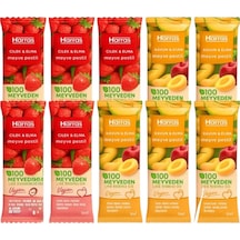 Vegan Meyve Pestili Kavun Elma X5 Çilek Elma X5