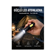 Mini Boy Led El Feneri - 2000 Lümen Su Geçirmez Tasarım Yeni Nesil - Hs08372145-9916 Renkli Renkli