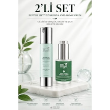Peptide Yüz Kremi Anti-aging Serum 2 Li Set