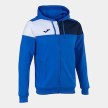 Saks - Lacivert - Beyaz Joma Erkek Futbol Eşofman Üstü Crew V Zip-up Hoodie 103087.703
