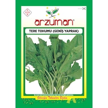 Arzuman Geniş Yaprak Tere Tohumu 25 G 7500 Adet