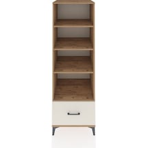 Kronos Dolap 4 Raflı Tek Çekmeceli 60x59x182 Çam-aytaşı Atlas Çam