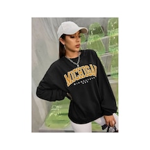 Blackjack Giyim Siyah Oversize Michigan Sweat siyah