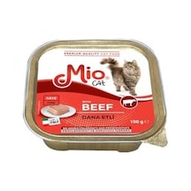 Mio 100 Gr Kedi Yaş Mama, Dana Etli X 32 Adet 103 Ivory