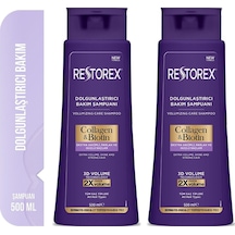 Restorex Collagen&Biotin Dolgunlaştırıcı Şampuan 2 x 500 ML