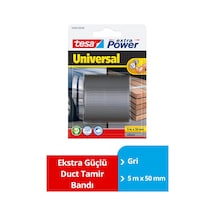 Tesa Ekstra Güçlü Duct Tamir Bandı, Gri