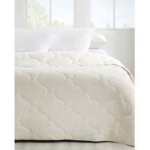 English Home Comfy Pamuk Tek Kişilik Yorgan 155x215 Cm Beyaz