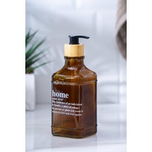Acar Louvre Cam Sıvı Sabunluk - 500 Ml Kahverengi Acar Louvre Cam Sıvı Sabunluk - 500 Ml Kahverengi