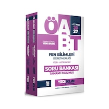 Yediiklim Yayınları 2027 Meb Ags Öabt Fen Bilimleri Öğretmenliği Tamamı Çözümlü Soru Bankası 2 Cilt