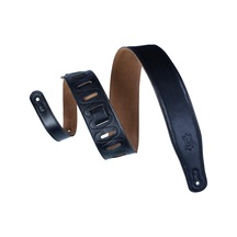 Levy's Leathers 6,35 Cm Ekstra Uzun Ve Dolgulu Giysi Deri Gitar Askısı Ayarlanabilir 94 Cm - 160 Cm Siyah M26gf-xl-blk