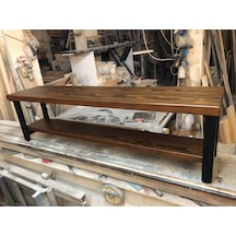 Bintaşmobilya Doğal Kütük Ağaç Tv Sehpasi