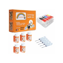 Canon PGI-525 CLI-526 Uyumlu Kartuş Dolum Seti - 5 Renk