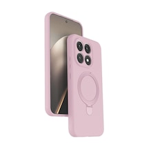 Uryport Xiaomi Mi 15t Regal Magsafe Standlı Kapak - Açık Pembe