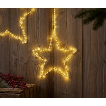 Led Yıldız, 30 Cm, Dış Mekan Renkli