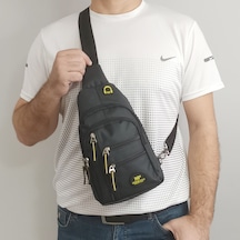 Lederax Çift Taraf Askılı Göğüs Çantası Bodybag LD266 Sarı