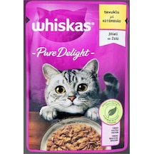 Whiskas Pouch Pure Delight Tavuklu Yetişkin Kedi Yaş Maması 28 X 85 Gr