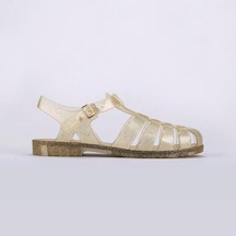 Igor Biarritz Glitter Kadın Altın Simli Sandalet S10262-140 Altın