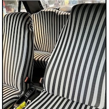 Çizgili Servis Kılıfı Siyah Beyaz- Zebra Desen Servis Kılıfı