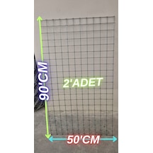 Hasır Tel 4 Göz Arası 3mm Kalınlık 90 Cm Yükseklik X 50 Cm Eni - 2- Adet