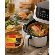 100'lü Airfryer Kağıdı - Lisinya Kahverengi