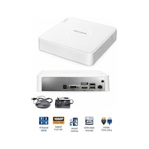Ds-7104nı-q1 4 Kanal Nvr 60mbps Bant Genişliği