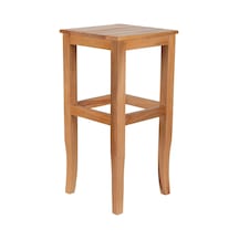 Masif Ahşap Tabure Mini 60cm Natürel Doğal Kayın Ağacı Diğer