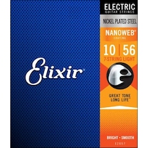 Elixir 12057 Nanoweb 7 Telli Elektro Gitar 10-56
