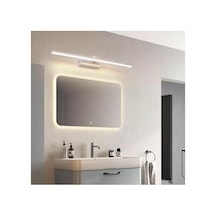 Fer Avize Berrak Modern Tasarım Beyaz Renk Gün Işığı Ledli Banyo - Mutfak - Salon Led Duvar Aplik Çok Renkli