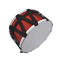 Kcd-30pp-rd Çocuk Davulu Kontraplak Kırmızı 30 Cm + Tokmak Çubuk
