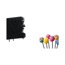 Cesil Cakepops - Lolipop Çubuğu 24lü Siyah