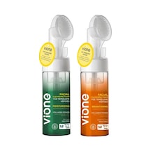 Vione 2 Li Set Yüz Temizleme Köpüğü 150ml Özel Fırçalı