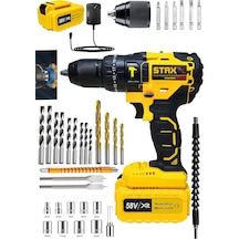 Staxx Büyük Boy Xl5800 58v 10ah Çift Akülü Şarjlı Matkap Seti