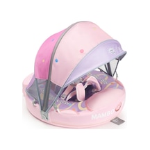 Mambobaby Yüzme Simidi - Donut, Emniyetli, Gölgelikli Ve Ayak Destekli