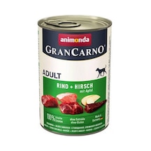 Grancarno Sığır Etli Elmalı Ve Geyik Etli Yetişkin Köpek Konservesi 400 Gr