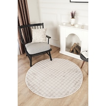 Bubble Pofuduk Yuvarlak Halı Yolluk Kaymaz Taban Yumuşak Peluş Modern Salon Oda Dekor Şık Tasarım Çok Renkli