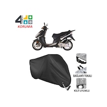 Kanuni Rokko 150 Motosiklet Brandası ( Kilit Uyumlu - Siyah