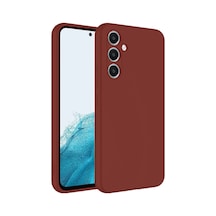 Samsung Galaxy Uyumlu A16 5g Kılıf First Silikon - Bordo Bz8683140839437
