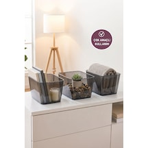Salve Küçük Boy Buzdolabı-banyo Organizer Düzenleyici Füme