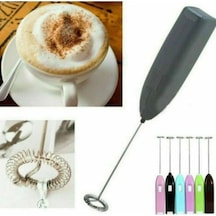 Mini Mixer Kahve Süt Cappucino Köpürtücü Karıştırıcı Metal Diğer