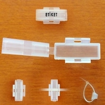 Pemsan Kablo Bağı Isimlendirme Etiketi 10 x 35 MM 100 Adet