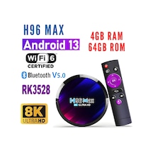 Noteware H96 Max Android Tv Box Lan Hdmı 4gb 64gb - Ethernet