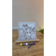 Bluey Tuval Boyama Seti