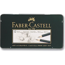Faber Castell 9000 Art Dereceli Kurşun Kalem Seti 12 Li 8b-2h Diğer