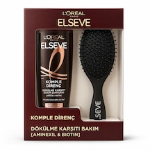Elseve Komple Direnç Dökülme Karşıtı Bakım Şampuanı + Saç Fırçası Hediye Seti Tüm Saçlar